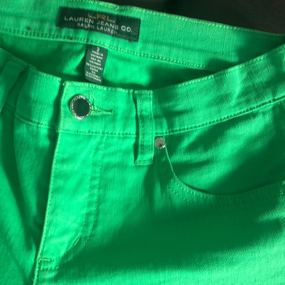 LRL Ralph Lauren Green Jeans - Picture 6 of 6
